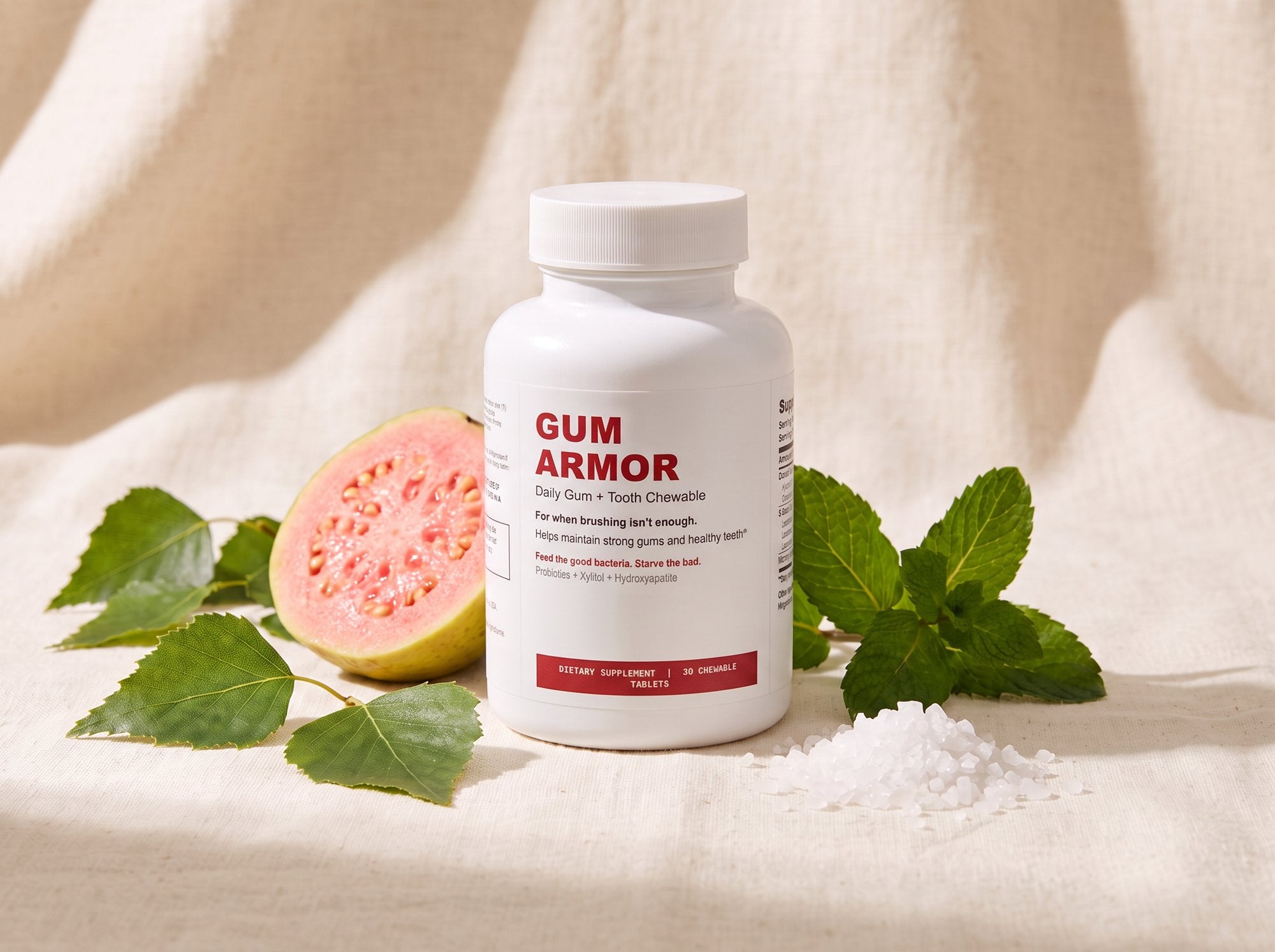 Gum Armor with its ingredients