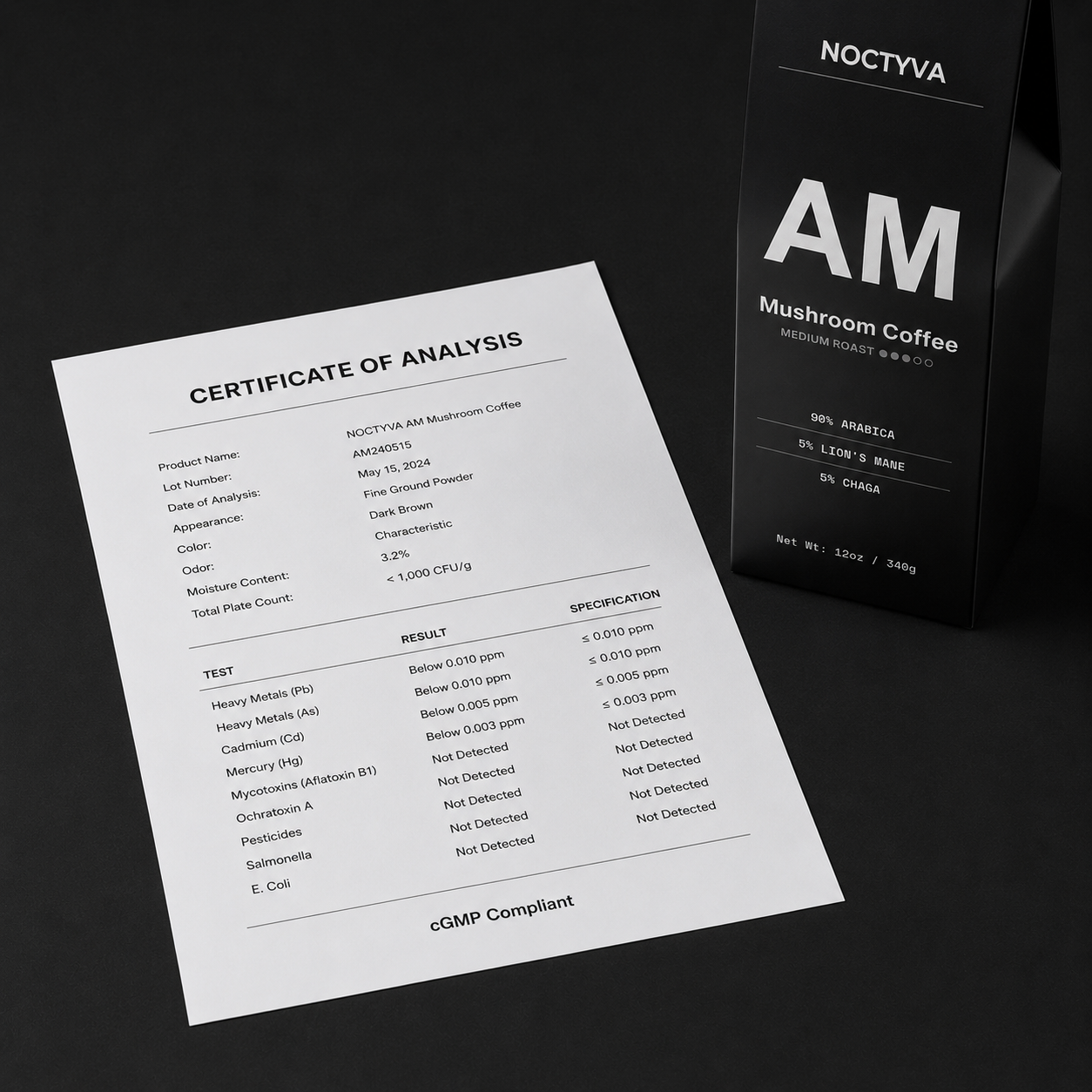 NOCTYVA AM Mushroom Coffee