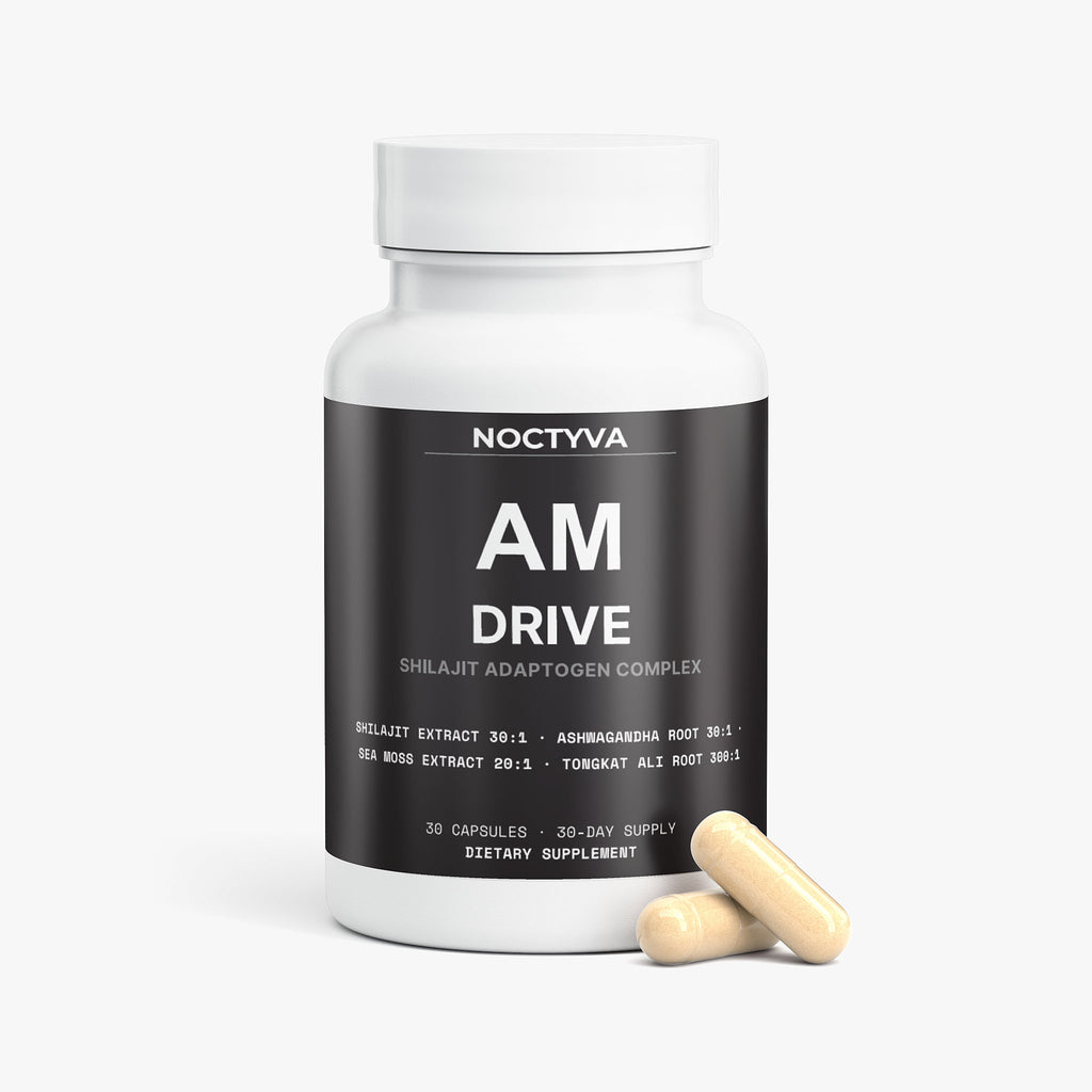 NOCTYVA AM DRIVE bottle front with capsules