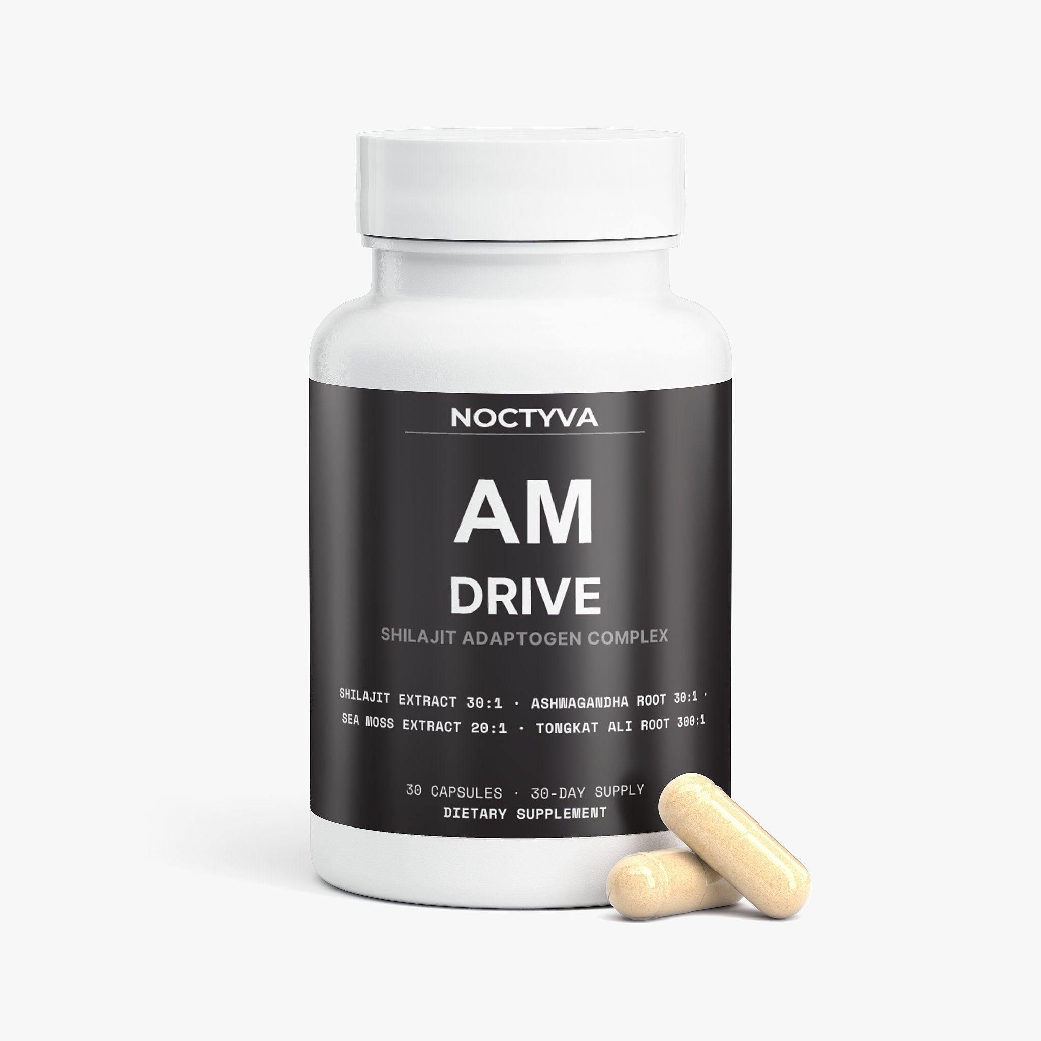 NOCTYVA AM DRIVE bottle front with capsules