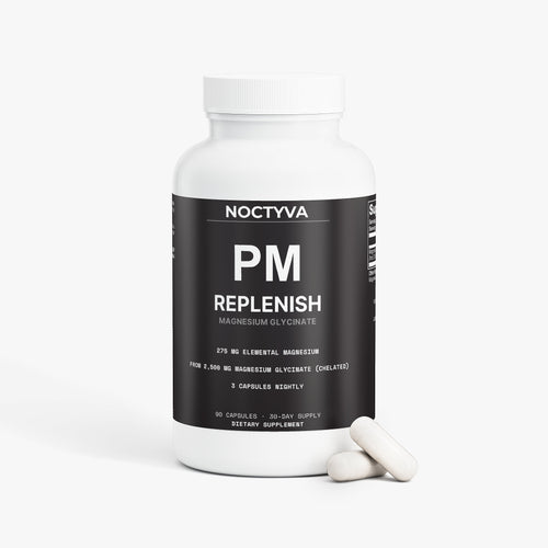 NOCTYVA PM REPLENISH bottle front with capsules